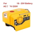 thumbnail image 2 of 18V Battery Outdoor Portable Inverter 200W AC 120- Modified Sine Wave Power Adapter ,Easy to Use, 2 of 7