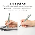 thumbnail image 4 of 10-Pack Metal Retractable Ballpoint Pens with Touchscreen Stylus Tips - Medium Point, Smooth Writing, Anti-Slip Grip, Compatible with Various Devices - Ideal for Everyday Use, Ages 14+, 4 of 5