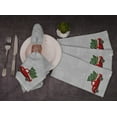 thumbnail image 3 of Vargottam Napkins Christmas Tree Truck Print, DinnerNapkins , 100 % Cotton, Set of 4 ReusableNapkins Set, Size 20X20 Inch,White15,OversizedClothNapkins, 3 of 8