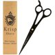 thumbnail image 1 of Tijeras profesionales para cortar cabello - Krisp Shave Tijeras japonesas de peluquería de acero inoxidable (7 pulgadas) - Tijeras para hombres Barba Bigote Mujeres Niños Mascotas Corte de pelo Tijera, 1 of 1