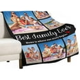 thumbnail image 3 of Custom Blankets Customized Use Your Child, Sister, Family Photo Text Collage Throws Blanket Personalized Bedding Blanket Home Decor, A Great Gift for Your Family, 40" x 60" Blankets, 3 of 5
