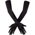 thumbnail image 1 of Long Elbow Satin Gloves, 21" Stretchy 1920s Opera Gloves Evening Party Dance Gloves,easily Use, 1 of 5