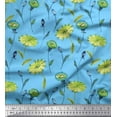 thumbnail image 1 of Soimoi Moss Georgette Fabric Lotus Seed Watercolor Print Fabric by Yard 42 Inch Wide, 1 of 1
