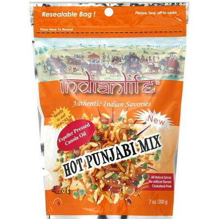 Indianlife Mix Snack Punjabi Hot, 7 Oz (