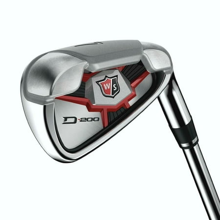 Wilson Staff D200 Irons Set 5-PW+GW (Steel, UNIFLEX) Golf Clubs (Best Wilson Staff Irons)