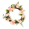 thumbnail image 3 of Guirnalda de camelia falsa simulación de plantas de flores artificiales que cuelgan la puerta de la boda decoración del hogar rosa 40CM Jumpingount HA9074-04B, 3 of 6