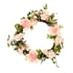 thumbnail image 3 of Guirnalda de guirnalda de camelia falsa simulación de plantas de flores artificiales que cuelgan la puerta de la boda decoración del hogar rosa 30 CM Yuarrent HA9074-03B, 3 of 6