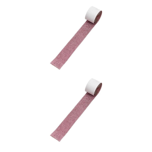 Baohd 1/2/3/5 Easy To Adhesive Rhinestone Sticker Multifunctional And Fashionable Precise Self Adhesive Rhinestone light purple 3cm 2PCS