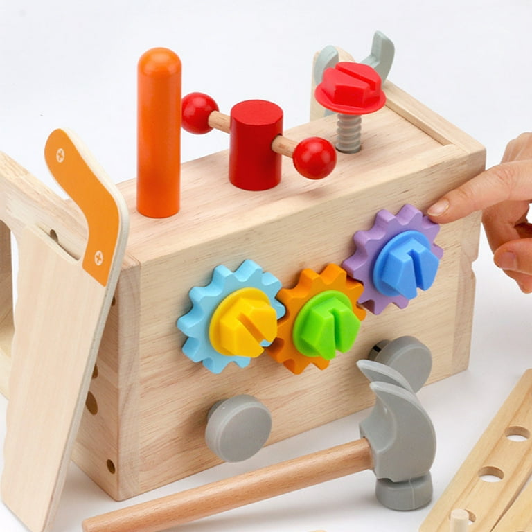 Wooden Tool Set for Kids 2 3 4 5 Year Old, 29Pcs Educational  STEM Toys Toddler Montessori Toys for 2 Year Old Construction Preschool  Learning Activities Gifts for Boys Girls Age 2-4 1-3 : Toys & Games