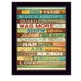 thumbnail image 1 of TrendyDecor4U MA968A-712 ''Règles de Chien'' par Marla Rae Imprimé Encadré d'Art Mural, 1 of 2
