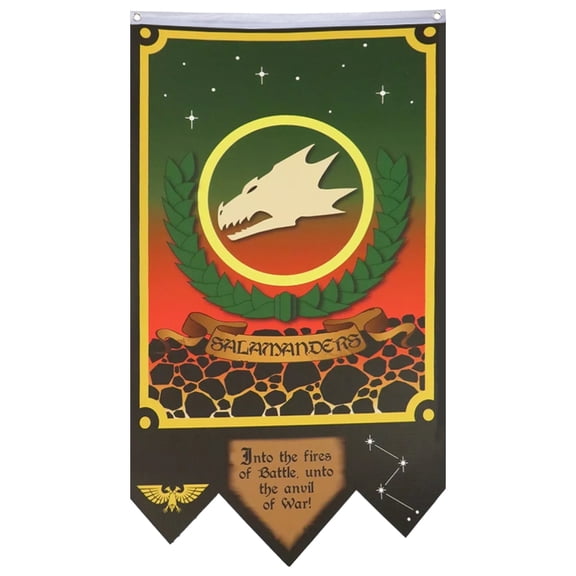 Wargame Style Salamanders Flag Banner Home Yard Garden Decor 30x50in