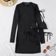 thumbnail image 4 of Traje de baño Traje de baño de 3 piezas para mujer Trajes de baño sexy de corte alto con cubierta de malla (Negro M) Ygjytge Negro T M para Mujer, 4 of 6