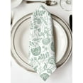 thumbnail image 2 of nqOlkjepod Green Farmhouse Cloth Napkins Set of 4 Reusable Dinner Napkins, Floral Floral Plant Leaf Vintage Fruit Cocktail Napkin Washable Table Napkins for Wedding/Holiday Party/Baby Shower 20"x20", 2 of 8