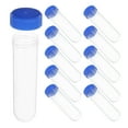 PATKAW 50pcs Scientific Test Tubes Test Vials Clear Test Tubes