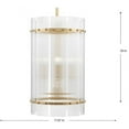 thumbnail image 2 of P500457-205 Progress Lighting Seville - 4 Light Hall Foyer-30 Inches Tall and 17.87 Inches Wide-Soft Gold Finish, 2 of 9