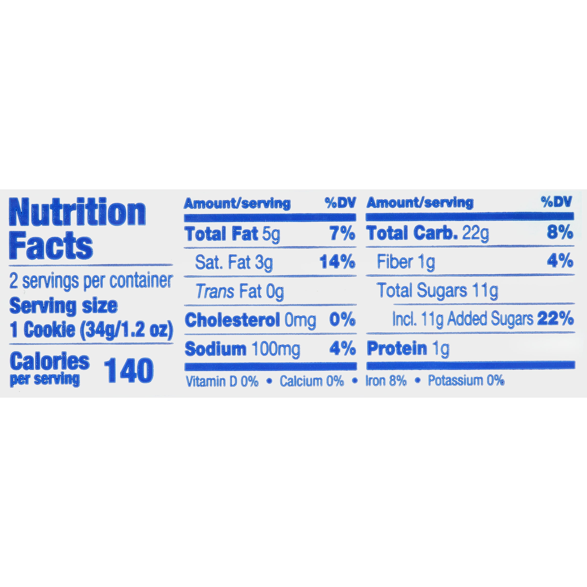 Tastykake® Scoop Shop™ Mint Chocolate Chip Cookie Sandwich 2.4 oz. Wrapper