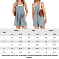 thumbnail image 2 of Carga Total Traje de diario de talle alto para mujer con botones en general de carga de algodón (gris L) Ygjytge para Mujer Gris T XL, 2 of 9