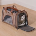 Oilleroo Pets Travel Carrier Airline Cat Carrier SoftSided 3 Door