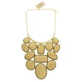 thumbnail image 2 of Erica Lyons Velvet Gift Bagged Statement-Necklace Gold-Tone/Black, 2 of 7