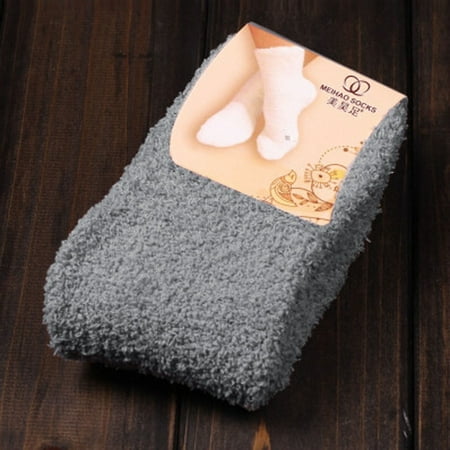 

TWIFER Socks Home Women Girls Soft Bed Floor Socks Warm Winter Pure Color