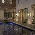 thumbnail image 3 of Aplique de pared exterior LED 12W Impermeable IP65 Aluminio Iluminación decorativa Luz 3000K Blanco cálido Sala de estar Dormitorio Patio Negro, 3 of 5