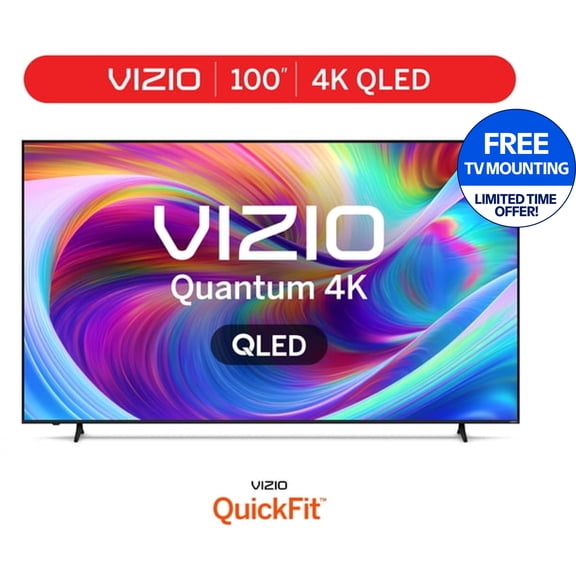 VIZIO 100 in Class Quantum 4K QLED HDR Smart TV, VQD100M-08