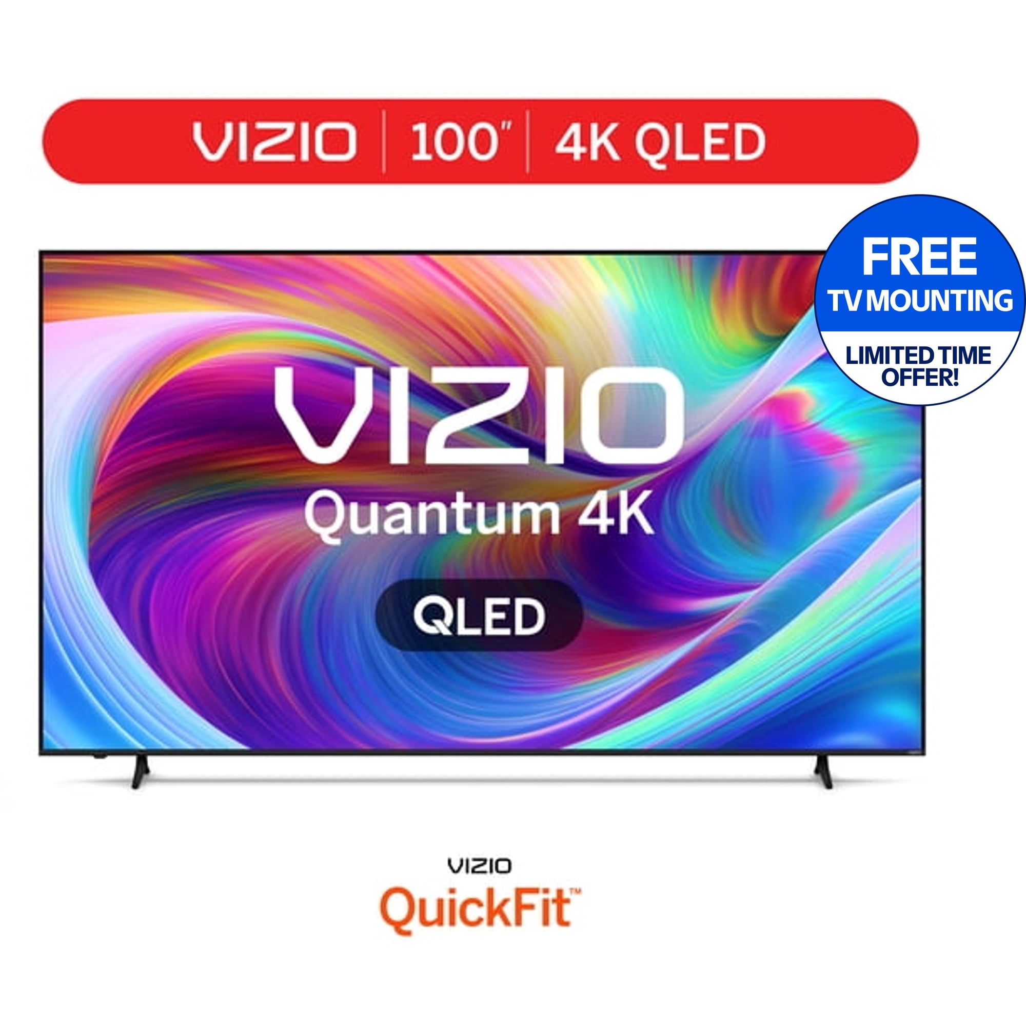 VIZIO 100 in Class Quantum 4K QLED HDR Smart TV, VQD100M-08