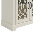 thumbnail image 3 of Raccon Ivory with Knotty Oak Accent Cabinet with 2 Doors, 3 of 13