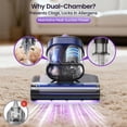 thumbnail image 6 of Maircle Mattress Vacuum Cleaner with UV Light, Bed Vacuum with Dust Detection, 18KPa Handheld Vacuum with LED Display, 40,000 Beats/Min Tapping, 150°F Heat, HEPA Filter for Bed, Couch, 6 of 8