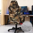 thumbnail image 3 of Pzuqiu Hunting Camo Deer 4 Piece Gaming Chair Cover Non-Slip Seat Cushion Protectors Slipcover with Armrest Protectors Comfortable Gaming Chair Covers Set, 3 of 7