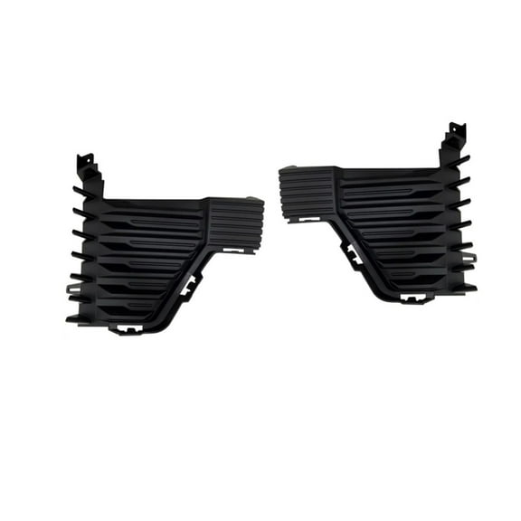 KarParts360 For Chevy Silverado 1500 2022 2023 2024 2025 Bumper Cover Air Ducts Driver and Passenger Side | Pair | CAPA | Textured Black | LT/SRT/LT Trail Boss Models | For GM1038292C, GM1039292C