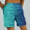 thumbnail image 5 of Xysaqa Mens Swim Trunks Men Big & Tall Tropical Print Swim Board Shorts with Elastic Waist Mens Funny Hawaiian Beach Shorts Swimsuit Bathing Suits S-5XL, 5 of 6