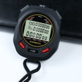 thumbnail image 4 of GLFILL Stopwatch Timer Lap Split Digital Alarm Large Display 3-Way 10/30/60/100 Memory YS-1060, 4 of 9
