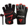 RDX Cow Hide Leather Gym Weight Lifting Gloves Crossfit Training Fitness Exercise