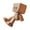 D, variant on DAMAI Shaking Wooden Man Figurine,Handmade Shaking Feet Wooden Doll,Funny Wood Desktop Decor,ortable Car Dashboard Decorations Car Ornaments for Men(Expressionless)