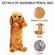 thumbnail image 3 of Estuche de lápices con diseño de perro de peluche, estuche de almacenamiento de dibujos animados de papelería de animales suaves Ofspeizc CPB-US-XD41-1, 3 of 5