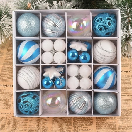 

Home decoration best home decor 42-Pack Shatterproof Christmas Ball Ornaments Set Decorative Baubles For Holiday Wedding Party Decoration Festival Widgets Pendants With Reusable Hand-held Gift Fragarn