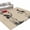 Beige, variant on Entryway Rug 2'x3', Crane Kitchen Runner Rugs Non-Slip Carpet Mats, Black White Ink Wash Red Moon Botanical Bedside Rugs Runners Washable Floor Carpet for Bathroom Laundry Room