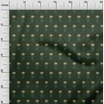 thumbnail image 3 of oneOone Cotton Poplin Dark Green Fabric Florals Craft Projects Decor Fabric Printed By The Yard 42 Inch Wide, 3 of 4
