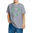 thumbnail image 4 of FAIWAD Hauts pour Enfants pour la Saint-Patrick Manches Courtes Col Rond Ample Confortable Chandail Garçons Filles T-Shirts Imprimés Mignons, 4 of 4