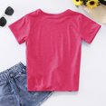 thumbnail image 3 of Gerichy T-shirts for Girls Little Girls Tie Front Knot T Shirt Solid Short Sleeve Crewneck Fashion Loose Casual Summer Blouse Tee Tops, 3 of 8