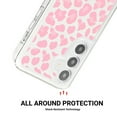 thumbnail image 5 of Feishell Case For Samsung A54 5G Cute Leopard Print Pattern Soft TPU Rubber Bumper Shockproof Anti-Scratch Slim Phone Cover Support Wireless Charging For Samsung Galaxy A54 5G, Pink, 5 of 8