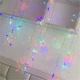thumbnail image 3 of Guirnalda de luces LED de 220 V con enchufe europeo, con control remoto, para exteriores, Navidad, decoración de bodas y fiestas, luces tipo cortina, 3 of 4