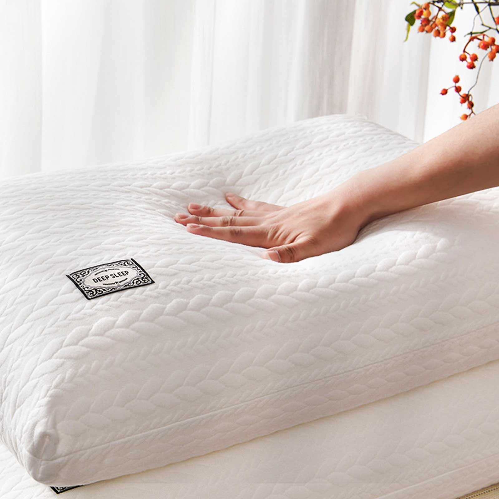 100Fens Bedsure Pillows Queen Size Pillows 2 Pack Hotel Quality Bed Pillows for Sleeping Soft and Su(图5) 100Fens Bedsure Pillows Queen Size Pillows 2 Pack Hotel Quality Bed Pillows for Sleeping Soft and Su(图5)