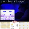 thumbnail image 3 of 50W Tanning Lamp 460+490nm Wavelength 126LED 48PCS Blue Light Lamp Professional Tanning Lamp Face and Body Home Skincare Tools, 3 of 8