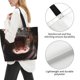 thumbnail image 3 of Easygdp Playful Baby Hippo Splash Bolsas Tote para Mujer, Bolsos de Hombro para Viaje, Bolsos de Mano de Gran Capacidad para Compras y Trabajo, 3 of 8