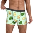 thumbnail image 2 of Cauagu Avocado Print Boxer Briefs for Men,Comfortable Breathable Men's Underwear Moisture Wicking Underpants -Small, 2 of 8