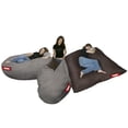 thumbnail image 3 of Puff Cama Queen Size Baggy 2 en 1 Gris 180 x 150 cm, 3 of 4