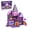 English packaging CLP01-1 Candy House Magnetic Tiles 52PCS, variant on Halloween Magnetic Building Tiles Set, 3D Clear Crystal Blocks with LED Light, Monster & Ice Cream Castle Construction Kit, STEM Toys for Kids Boys Girls, Educational Gifts for Toddlers Age 3+