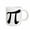 White, variant on 3drose, Math Symbol for Pi, 11oz Mug